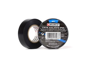 Nastro isolante in PVC M13 nero 19mmx10m (Miarco 26662) - Product Image 1