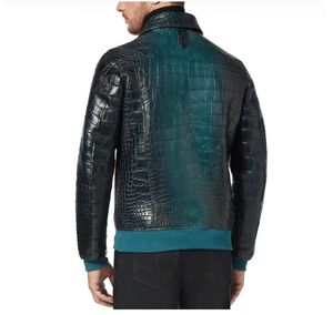 Chaqueta de Cuero Delgada para Hombre de Alta Calidad al por Mayor, Cuello Alto, Logotipo Frontal, Transpirable, Impermeable, de Secado Rápido, Cálida para Invierno, Casual - Product Image 2
