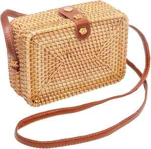 Sac à bandoulière en rotin durable et écologique du Vietnam Sac à main élégant à usage quotidien pour le shopping et les activités décontractées - Product Image 1