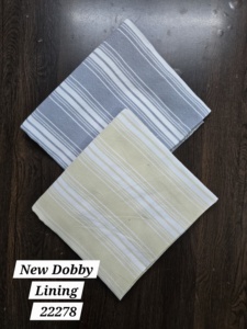 Tissu élégant teint en fil Dobby Stripe pour les chemises et les robes Tissu de luxe tissé Dobby à rayures pour les vêtements pour hommes et femmes - Product Image 2