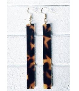 Pendientes de resina personalizados Fancy Girl para mujer, joyería de doble cara, pendientes de resina por sublimación para mujer - Product Image 1