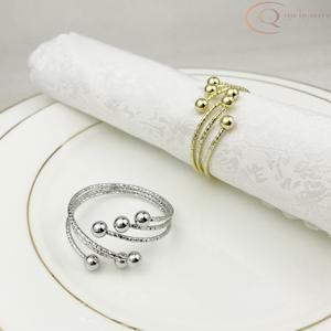 Elegant Metal Napkin Rings for Dining Tables Luxury Wedding Decor Eco-friendly Home Accessories - Product Image 2