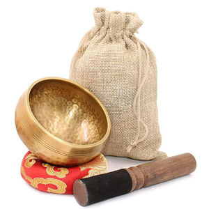 Cuenco tibetano de primera calidad con tamaño y diseño personalizados, hecho de metal para meditación de alta calidad, yoga, terapia de sonido E. T. C - Product Image 4