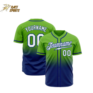 Maillot d'uniforme de baseball sportif avec impression d'équipe sublimée en polyester à la mode personnalisé hommes femmes chemises de softball pour enfants - Product Image 3