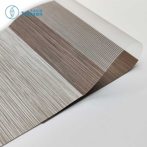 Exquisite Cool <strong>Grey</strong> Built-In Plain Zebra <strong>Blinds</strong> &amp; <strong>Roller</strong> Shades Polyester Eco-Friendly Anti-UV for Modern Home Office Use - Product Image 3