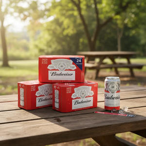 Commandez MAINTENANT ! Budweiser Bière Sombre à la Vapeur, Lot de 36 Canettes de 355 ml, 5% ABV, Prix de Gros pour la Vente en Gros - Product Image 1