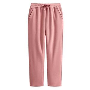 ชุดวอร์มผ้าคอตตอนผ้าฟลีซ2ชิ้นสำหรับวิ่งชุดวิ่งชุดออกกำลังกาย - Product Image 4