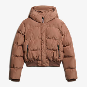 Blouson court matelassé pour femme, manteau d'hiver décontracté 2026, veste courte bouffante brillante et chaude pour femme, blouson à bulles au design personnalisé - Product Image 2