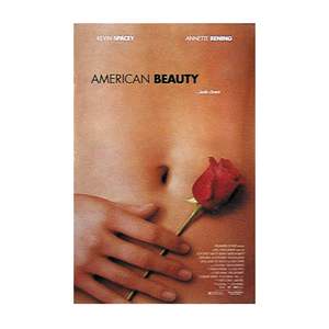 American Beauty Wall <b>Poster</b> Modern Design Style Made of Paper - Product Image 1