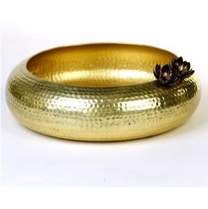 Thème moderne en métal Urli Diya Lot de 3 avec laiton pour la décoration intérieure de la maison Diwali Bowl Diya pour la décoration de la maison - Product Image 5