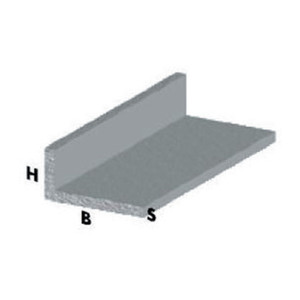 Perfil de Plata H.100 cm, 40x15x1,5 mm - Product Image 1