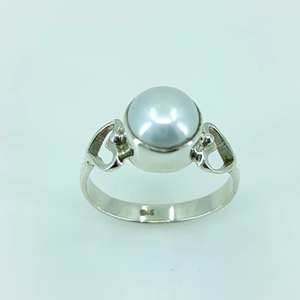 925 Sterling Silver Handmade <b>Boho</b> <b>Ring</b> Freshwater Pearl June Birthstone Jewelry Perfect Gift for Her Birthday or Anniversary - Product Image 6