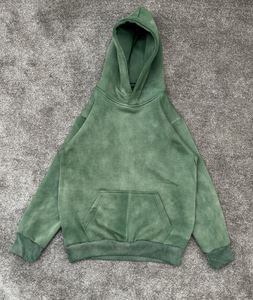 Customizable Vintage 100% Cotton Men's Tracksuit New Arrival Acid Wash Hoodie <b>Sweatpants</b> <b>Set</b> Plain Blank for Winter - Product Image 3