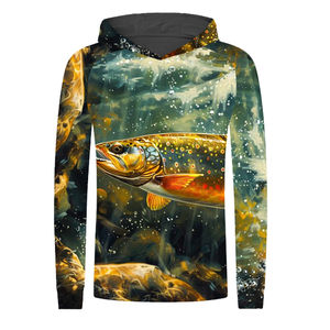 Jersey de pesca de manga larga para hombre 2025, sudaderas con capucha transpirables de verano, secado rápido, características transpirables, sublimación DTF - Product Image 4