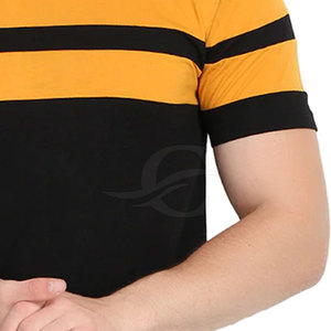 T-shirt personnalisé pour homme, nouveau style streetwear, tissu en polyester/coton tricoté de qualité supérieure, respirant, anti-plis, 220g, faible MOQ - Product Image 5