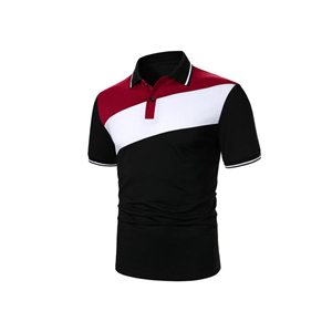 Logo personnalisé Col de golf élégant à manches courtes Col polo Prix de gros avec col rayé Polo Chemise pour hommes du Bangladesh - Product Image 1