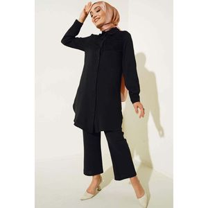 ชุด2ชิ้นหน้าอกลูกไม้ปักสีดำ - Product Image 2