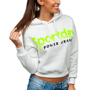 Sweat à capuche d'hiver pour femme, col montant, tissu polaire, chaud, respirant, vêtement décontracté - Product Image 2