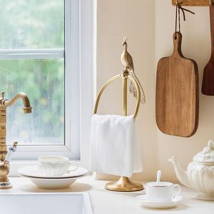 Premium freestanding brass <b>towel</b> <b>stand</b> designed for spacious luxury bathrooms with refined taste - Product Image 1