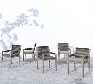 Chaise de salle à manger en teck - Product Image 2