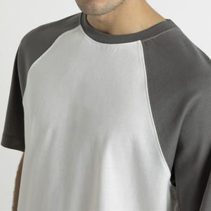 T-shirts Homme en Coton Tricoté pour l'Été, Coupe Décontractée, Imprimés Personnalisables, Manches Courtes, Style Streetwear Uni – Vente en Gros - Product Image 2