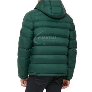 Chaqueta Acolchada Impermeable para Hombre, Abrigo de Invierno con Efecto Burbuja y Forro Polar, Cierre con Cremallera - Product Image 3