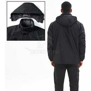 Chaqueta de esquí personalizada, cortavientos e impermeable, con forro térmico y capucha ajustable, para deportes de nieve al aire libre y viajes. - Product Image 3