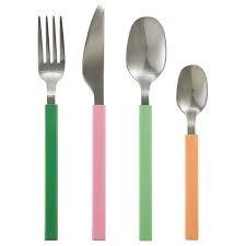 Classic Stainless Steel Cutlery Set <b>Gold</b> Designer Handle Smooth Handle Flatware Set For Kitchen - Product Image 4