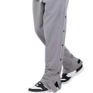 Pantalon de survêtement ample pour homme avec boutons latéraux, pantalon décontracté pour l'entraînement, pantalon de sport, streetwear, pantalon de jogging en molleton détachable - Product Image 3