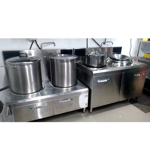 ใหม่กระทะไฟฟ้า2หัว8KW/3P เครื่องเหนี่ยวนำในโรงแรมอุปกรณ์ครัวเชิงพาณิชย์การกลับน้ำโลหะ - Product Image 6