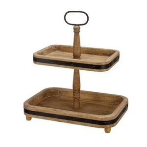 Black Metal Cake Stand for Wedding Reception Dessert Display Party Table Center Celebration Styling and Event Styling Setup - Product Image 4