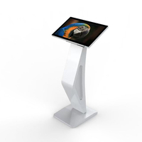 Écran LCD interactif de 18,5 pouces, écran tactile, kiosque en forme de K/S/T, kiosque d'information, kiosque d'aide, kiosque bancaire