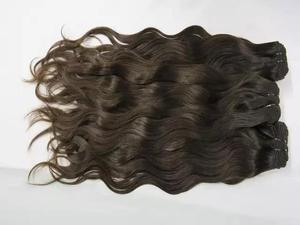 Extensiones de cabello Remy ondulado Natural indio crudo 100% Paquetes de trama India Virgen sin procesar Fábrica al por mayor - Product Image 5