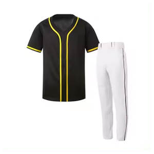 Uniforme de baseball fabriqué professionnel Durable Anti-rides Sublimation 100% Poly uniforme de baseball pour hommes en gros - Product Image 6