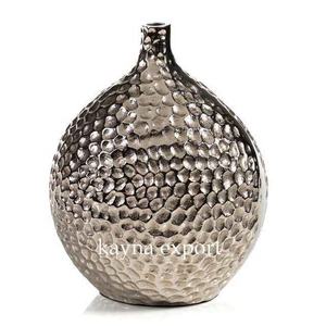 Handicraft Engraved Flower <b>Vase</b> <b>Gold</b> Platted Luxury Handcrafted Engraved Flower <b>Vase</b> Vintage Style Centerpiece of Tabletop Decor - Product Image 4