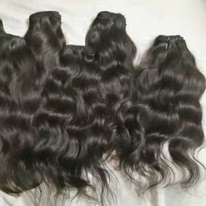 Extensiones de cabello Remy indio RAW de trama atada a mano de calidad premium de lujo Trama de cabello humano sin procesar - Product Image 1