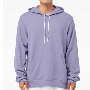 Sudadera con Capucha Bella Canvas Blanca Lisa con Logotipo Personalizado Bordado, Top Estampado Informal de Moda, Sudadera de Forro Polar de Invierno de Calidad - Product Image 4