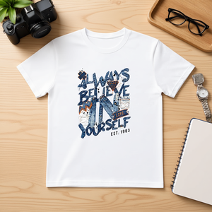 T-Shirt Casual Unisex Personalizzata 210GSM 100% Cotone - Stampa Logo Frontale - Product Image 3