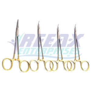 Pince à moustiques professionnelle REEAX Care pince à hémostat incurvée manuelle toutes couleurs garantie de 2 ans - Product Image 1