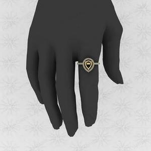 Best Quality 925 Silver 6x8mm Semi Mount <b>Blank</b> Setting <b>Ring</b> Ashes Resin Jewelry Findings for Wedding Jewelry Pear Gemstone - Product Image 2