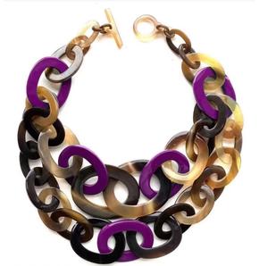 Collier en corne de buffle et de bœuf avec brillance naturelle, articles de cuisine, articles d'hôtellerie, fêtes de mariage - Product Image 1