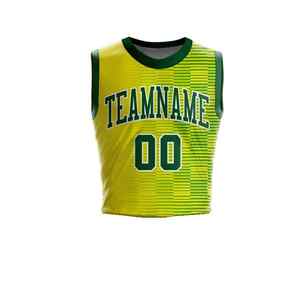 Uniformes de basket-ball pour hommes imprimés sur mesure conception de sublimation avec maillots de mode de nom d'équipe dans des options de taille plus - Product Image 1