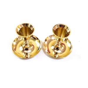 Soporte de vela de hierro hecho a mano personalizable acabado dorado para la boda casera o la decoración de Navidad-Precio al por mayor - Product Image 6