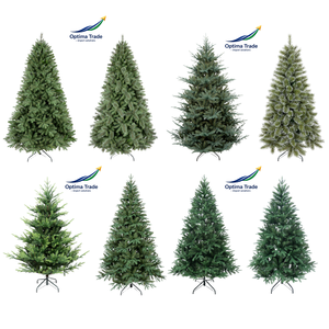 Árbol de Navidad Artificial Verde Clásico de Lujo, Árbol de Navidad Articulado de PVC y PE Completo, 150, 180, 210, 240, 270, 300 cm - Product Image 2