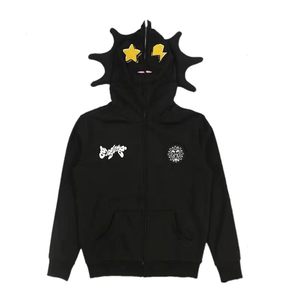 เสื้อฮู้ดผ้าฝ้าย Y2k โอเวอร์ไซส์แบบลำลองสำหรับฤดูหนาวโลโก้ออกแบบได้ตามต้องการ - Product Image 3
