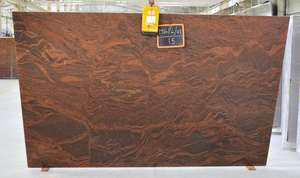 Losas de Granito Rojo Multicolor al Mejor Precio, Pulido, Diseño Moderno para Encimeras de Villas, Gran Resistencia, Losa Grande, India - Product Image 3