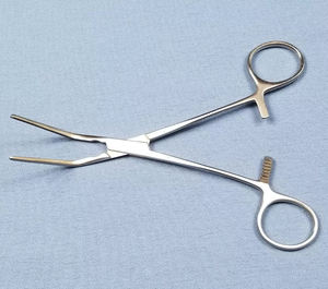 Abrazadera vascular periférica Cooley 5,5 \ "recta/en ángulo 5mm calibre exterior mordazas 25mm instrumentos quirúrgicos para procedimientos médicos - Product Image 2