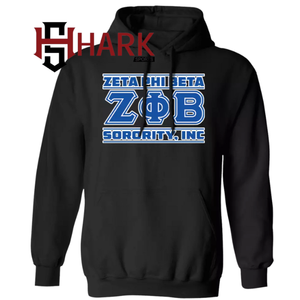Top Listed Sorority & Fraternity Hoodie Fabricante Zeta Phi Beta Serigrafía Algodón Fleece Divine Nine Hoodies OEM - Product Image 3