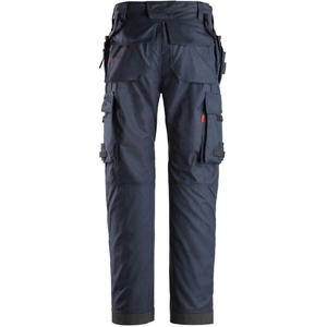 Pantalon léger à plis plats et multi-poches, style urbain, respirant, en polyester/coton, avec cordon de serrage, pour 2025-2026 - Product Image 3