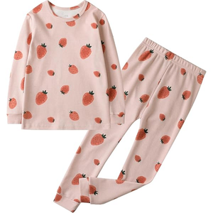 Venta al por mayor de pijamas para niñas, ropa de dormir suave de algodón, proveedor directo de fábrica OEM, exportación global ecológica personalizada - Product Image 1